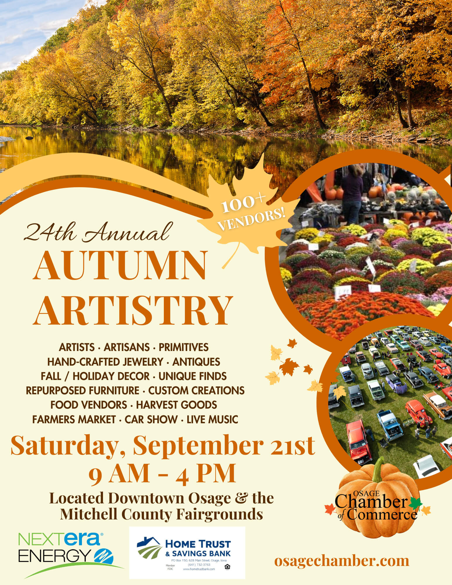 Autumn Artistry - Osage Chamber of Commerce - IA